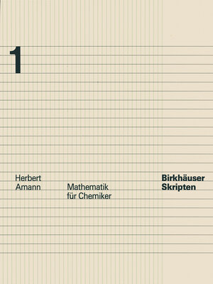 cover image of Mathematik für Chemiker